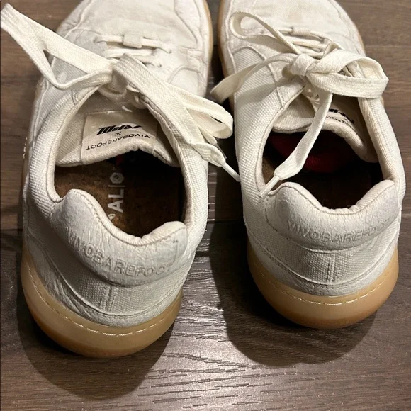 Vivobarefoot Gobi Sneaker II Canvas Limestone & Gum • Men’s 12 EU 45 some wear - Picture 6 of 6